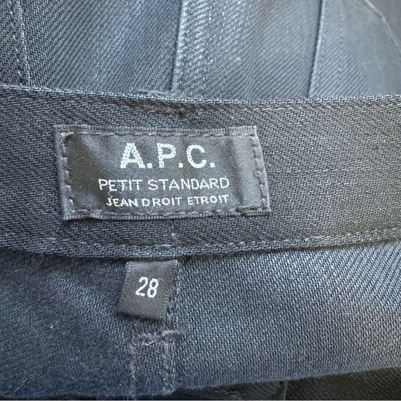 A.P.C Black Fit Slim Jeans - Picture 5 of 8